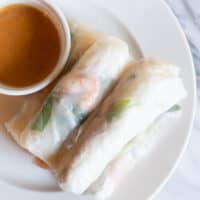 Homemade Vietnamese Peanut Sauce for Dipping Spring Rolls
