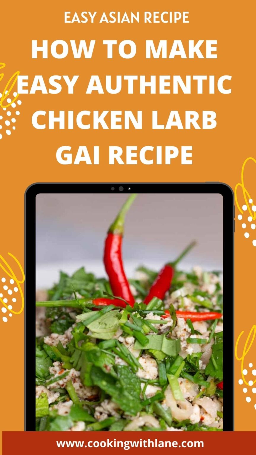 How to Make Authentic Chicken Larb Gai Recipe (Minced Meat Salad)