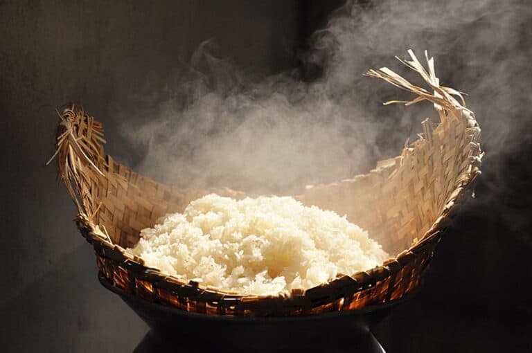 Thai Sticky Rice Using Pressure Cooker Cooking with Lane