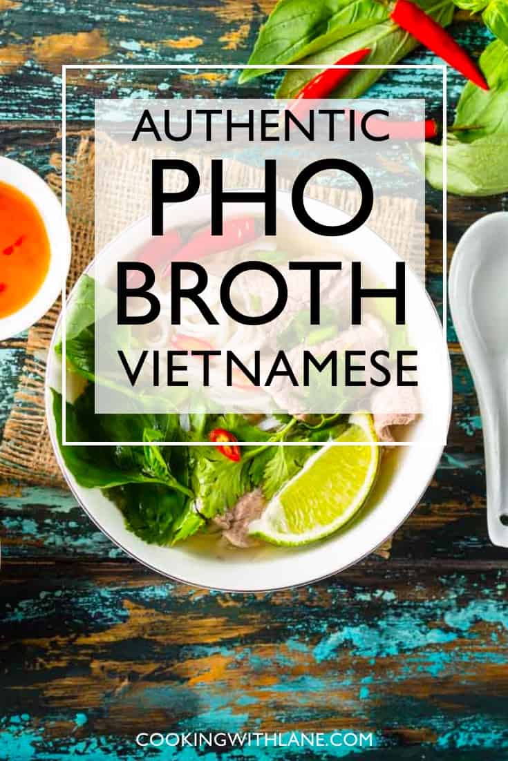 Easy Vietnamese pho broth recipe