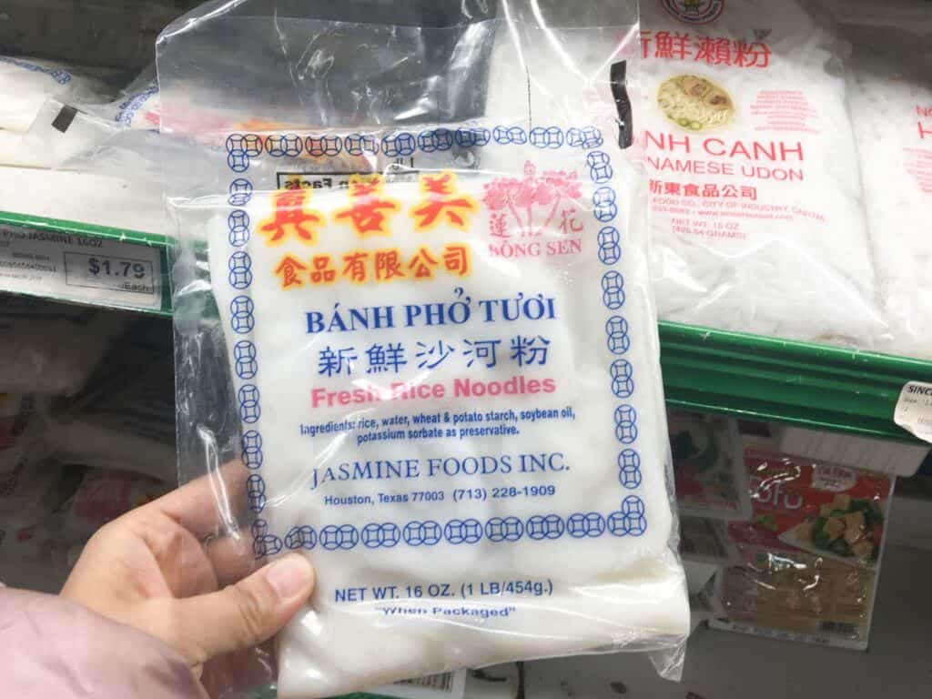 EASY Vietnamese Banh Uot Recipe with Premade Rice Noodle Sheets