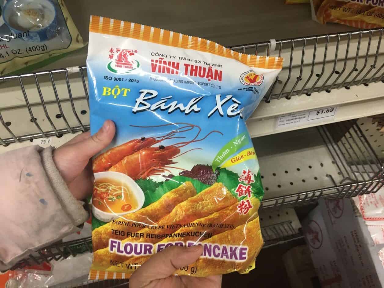 banh xeo flour pancake